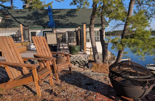 McGregor Bay Cottage | Cozy cabin on a private Island with amazing views & great fishing spot!