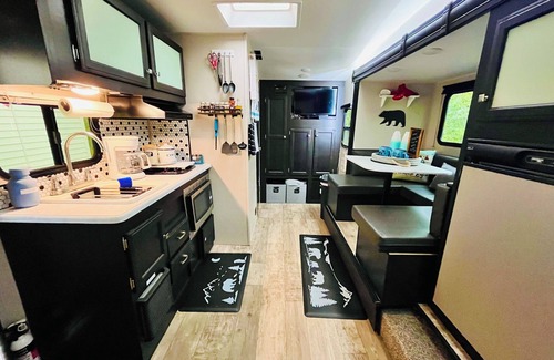 Orland House | Cozy Camper 40 Minutes from Acadia National Park