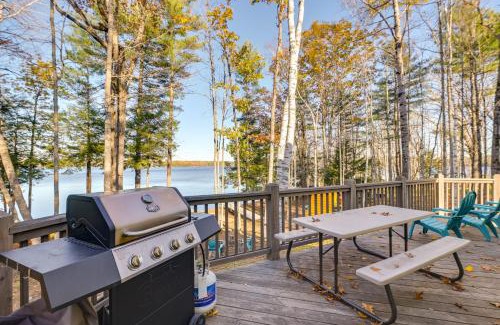 Eddington House | Cozy Chemo Pond Cabin with Dock and Waterfront Views
