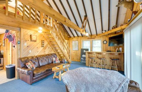 Eddington House | Cozy Chemo Pond Cabin with Dock and Waterfront Views