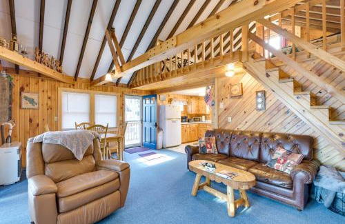 Eddington House | Cozy Chemo Pond Cabin with Dock and Waterfront Views