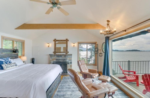 Lakeside Apartment | Cozy Flathead Lake Cabin with Picturesque View