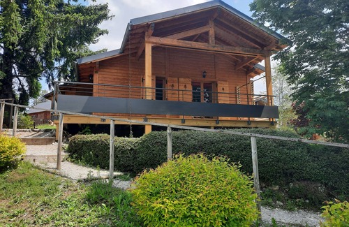 Saint-Laurent-en-Grandvaux Ski Chalet | Cozy chalet Haut-Jura - Swimming pool on the estate - Terrace with open view