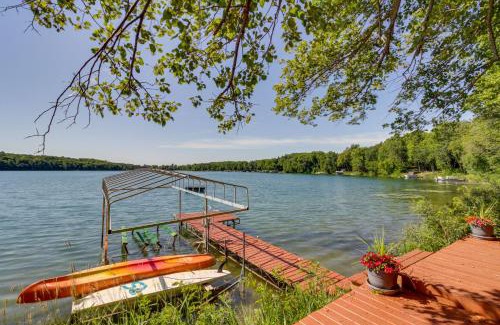 Frazee House | Cozy Frazee Lake Home with Hot Tub and Fire Pit!