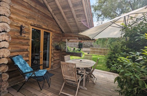 Le Saulcy Cottage | Cozy Log Chalet with Terrace, Near Alsace and Ski Resorts