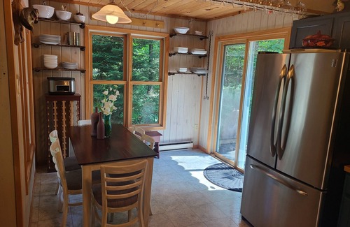 Webster Cabin | Cozy Private Lake Cottage 3-bedroom in the Northwoods with AC, Wi-Fi