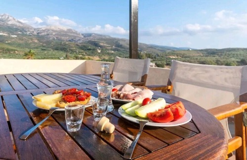 Piskokefalon House | Cozy Stone Cretan Cottage with relaxing private terrace - mountain view