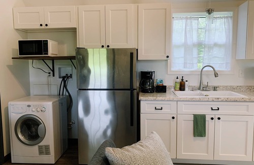 Greenwood Cabin | Cozy tiny cabin with sunrise view! Short drive to beaches and turf.
