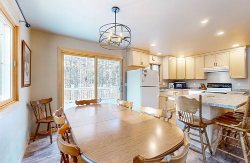 Presque Isle House | Cozy tree-lined home located near town, lakes, walking & bike trails, w/firepit