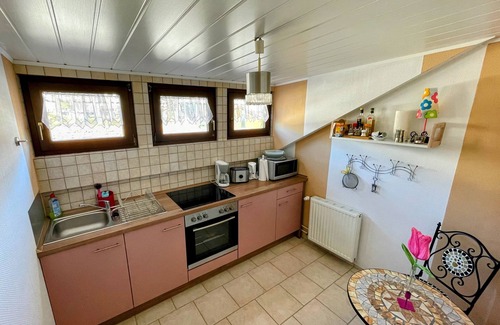 Bundenthal Apartment | Cozy vacation apartment "Schwalbennest" under the roof with garden access