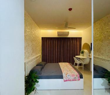 Pashan Apartment | Creative mind tidy bed calm soul