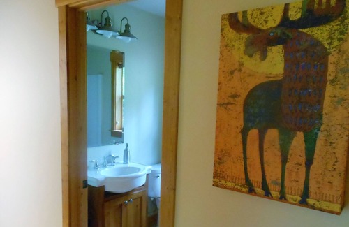 Columbia Falls Cabin | Creekside Cabin ~ Private, Peaceful, and Convenient to Glacier ~ Wonderful Deck!