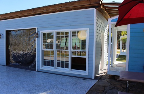 Foley House | Creekside RV Resort Lot for rent in Foley, AL + furnished pavilion.