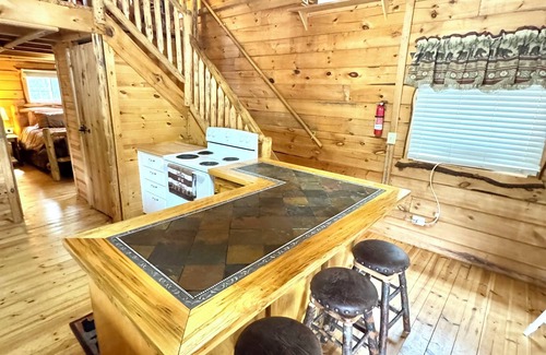 Merrillan House | Custom Built Log Cabin/Fully Stocked/1.5 Garage/Sleeps 7/UTV Route