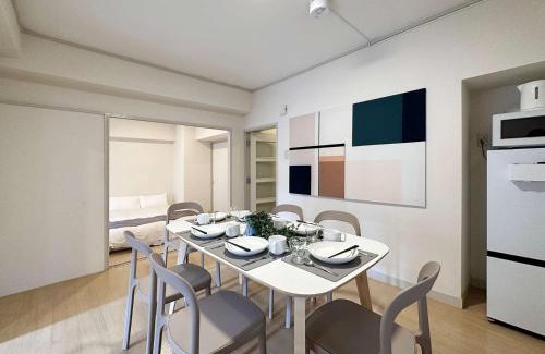 Hiroshima City Centre Apartment | Dai3kuboi - 2 Bedroom Apt for 9 ppl near PeacePark