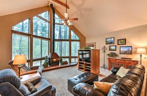 Ponderosa Park House | Deck and Forest Views Peaceful Prescott Cabin