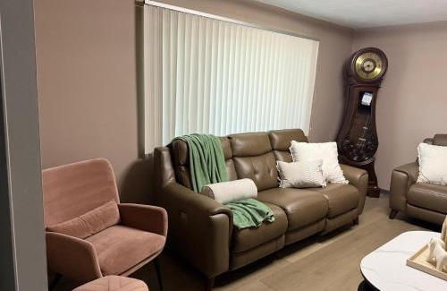 West Newton Apartment | Delightful 3 Bd Home with King size bed, hot tub, playground!