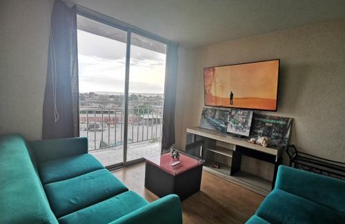 Coronel Gregorio Albarracin Lanchipa Apartment | Departamento amoblado en condominio - 5to piso