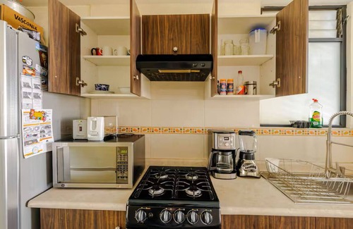 Santa Ursula Coapa Apartment | Dept. Furnished Minimalist in 4FloorWithoutElevator by GrupoGailla CDMX-PrivaliaSur