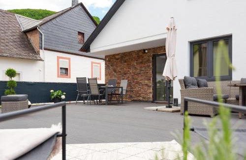 Senheim Apartment | Design FeWo mit großer Dachterrasse an der Mosel - Netflix - Waschmaschine & Trockner
