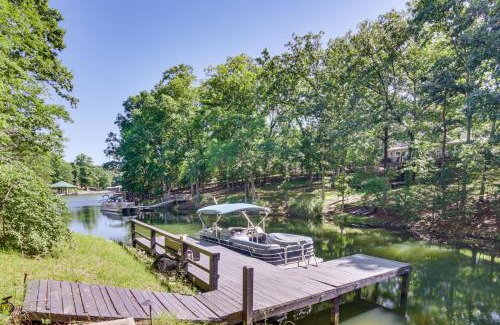 Rock Hill House | Dock and Home Theater Pet-Friendly Lake Wylie Home