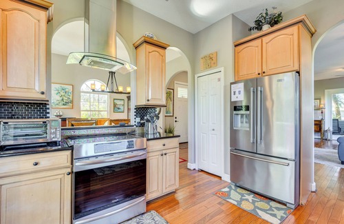 Palmetto House | Dock, Kayaks & On-Site Pond: Terra Ceia Home