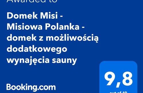 Marciszow Ski Chalet | Domek Misi - Misiowa Polanka - domek z możliwością dodatkowego wynajęcia sauny