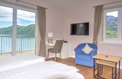 Unterach am Attersee House | Double room with terrace, without lake view - Attersee 7 - Hotel STADLER am Attersee, your lakeside hotel in the