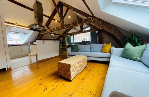 Quartier des Quais - Kaaienwijk Apartment | Down Town Spacious Loft with Private Parking