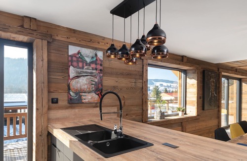 Xonrupt-Longemer Ski Chalet | Eclat de rêves 14p. - piscine débordement, SPA, Sauna,Hammam