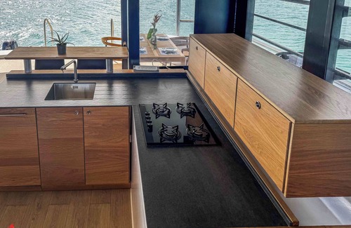 Tartane Boat Rental | Eco-friendly, designer houseboat lodge in Pointe du Bout (Trois Ilets).