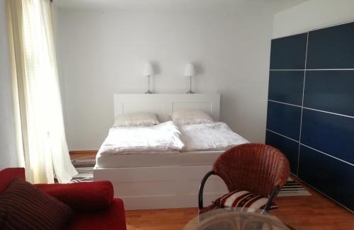 Steinhoefel Apartment | Ehemalige Bibliothek Apartment für 2 mit Küche Kamin Netflix Parken und Hofladen