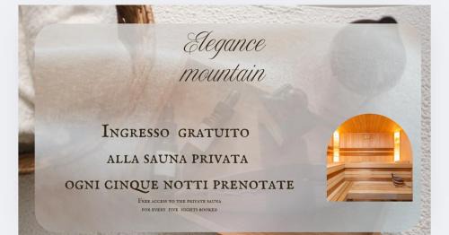 Edolo Apartment | Elegance Mountain Attic with sauna Edolo Ponte di Legno