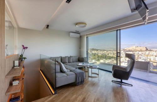 Kinosargous Apartment | Elegant Penthouse Acropolis View