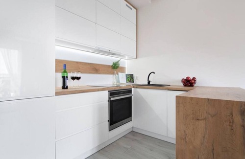 Zaspa Apartment | Elite Apartments Sunny Balkon Widok na Park Przy PLA Y