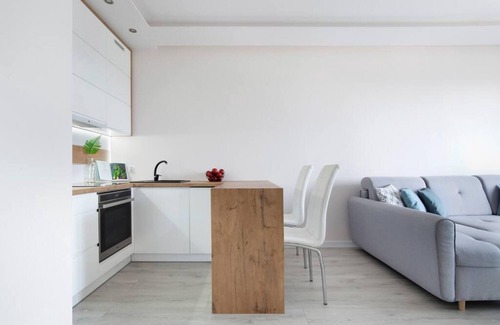 Zaspa Apartment | Elite Apartments Sunny Balkon Widok na Park Przy PLA Y