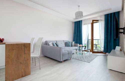 Zaspa Apartment | Elite Apartments Sunny Balkon Widok na Park Przy PLA Y