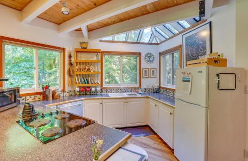 Belknap Springs House | Enchanting Escape with Hot Tub, Decks and Views!