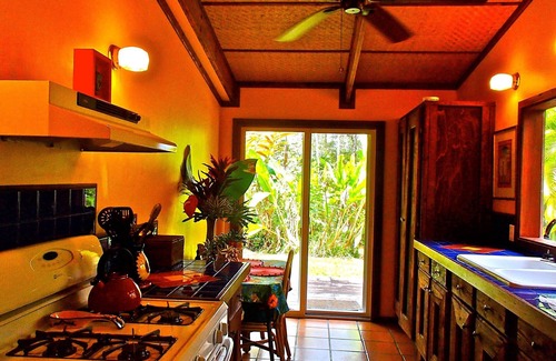 Orchidlands Estates Cabin | Enchanting Rainforest Hideaway, on 2 Private Acres to yourself. Pahoa/Keaau