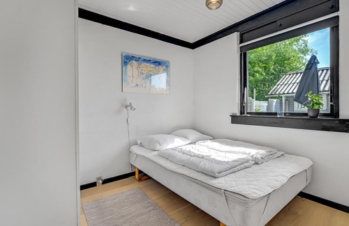 Vemmenæs House | Enjoy a fantastic sea view from the property of this vacation home.