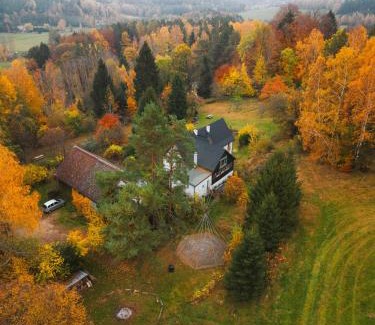 Jablonne v Podjestedi Apartment | ENJOY COZY NEST View Hills Garden Forest Sauna Hottub