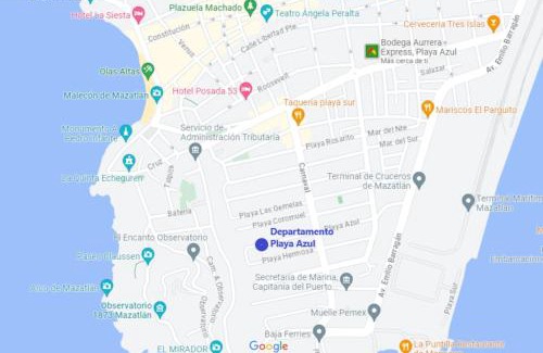 Downtown Mazatlan Apartment | Enjoy Waves History and Comfort 2BR - 6 Guests