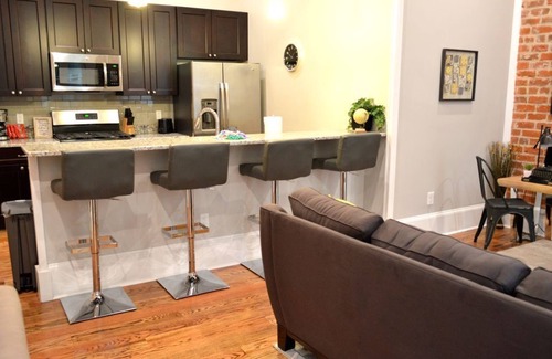 Central Business District Condo | Entertainment Themed-The Picayune, Historic luxury condo with balcony, 2 blocks