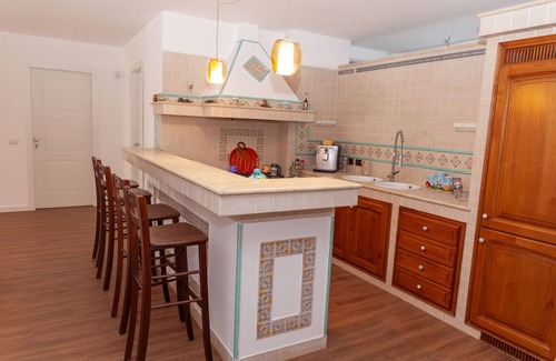 Isola delle Femmine Villa | Entire Apartment in Villa with Pool facing the Beach