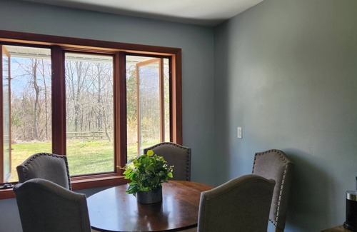 Unadilla House | Entire home with private pool and parking near Oneonta.