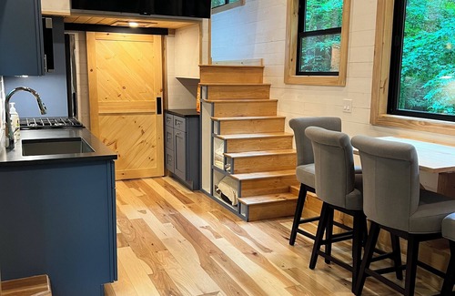 Sharon Cabin | Escape to this private and peaceful tiny home with hot tub in Sharon, VT!