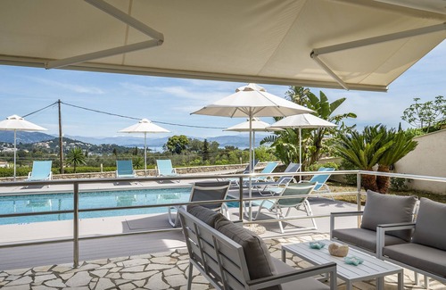 Gouvia Villa | Euphoria Seaview Residences with Shared Pool by Konnect - Pool Side Maisonette