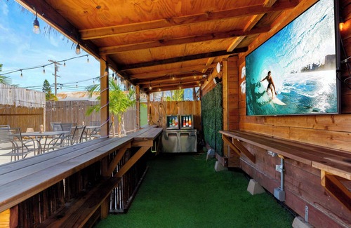 Stockton Hotel | Event Space: Beach Club with BBQ, Speakers & Great Vibes