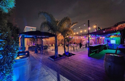 Stockton Hotel | Event Space: Beach Club with BBQ, Speakers & Great Vibes