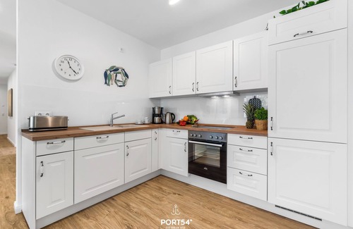 Hedwigenkoog Apartment | Exklusive Wohnung Seehecht mit Balkon, Strandkorb und Wlan
